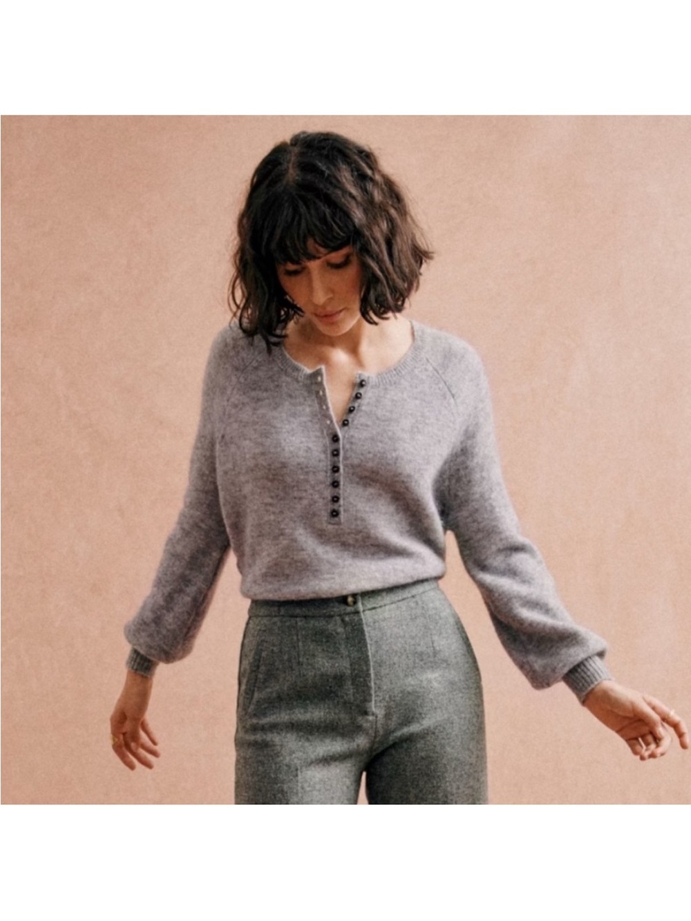 Sezane | Leon Jumper in Gray XS